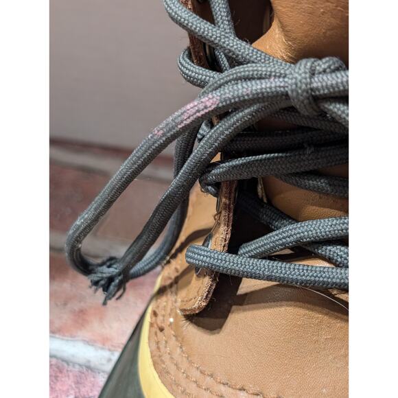 SOREL 1964 Premium Leather WATERPROOF Insulated Snow Boots Mens US Sz 8 TAN - Picture 12 of 15